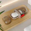 Hộp đựng xà phòng nhỏ gọn có nắp đậy và thoát nước để cắm trại du lịch và cắm trại