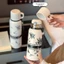 Bình giữ nhiệt bằng thép không gỉ công suất lớn Gardenia Flower có nắp chống rò rỉ để đi lại