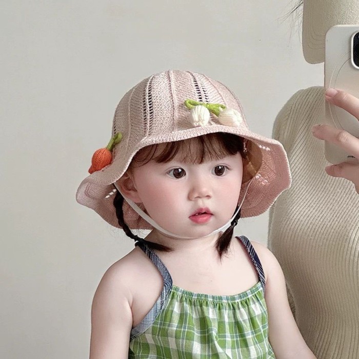 Baby Hat Spring And Summer Straw Hat Korean Style Western Princess Hat Infant And Toddler Tra