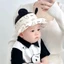 Phiên bản Hàn Quốc của mũ bé gấu mùa hè mỏng vành lớn chống nắng Mũ chống nắng cho bé trai và bé