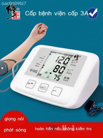 [GIÁ SỐC] Máy dùng tại nhà có chức năng phát giọng nói, máy đo áp điện tử cho người bị cao huyết áp