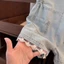 Bé Gái Mùa Hè Phong Cách Mới Bộ Quần Jean Ren Thời Trang Bộ Áo Vest Sọc Bộ Hai Món