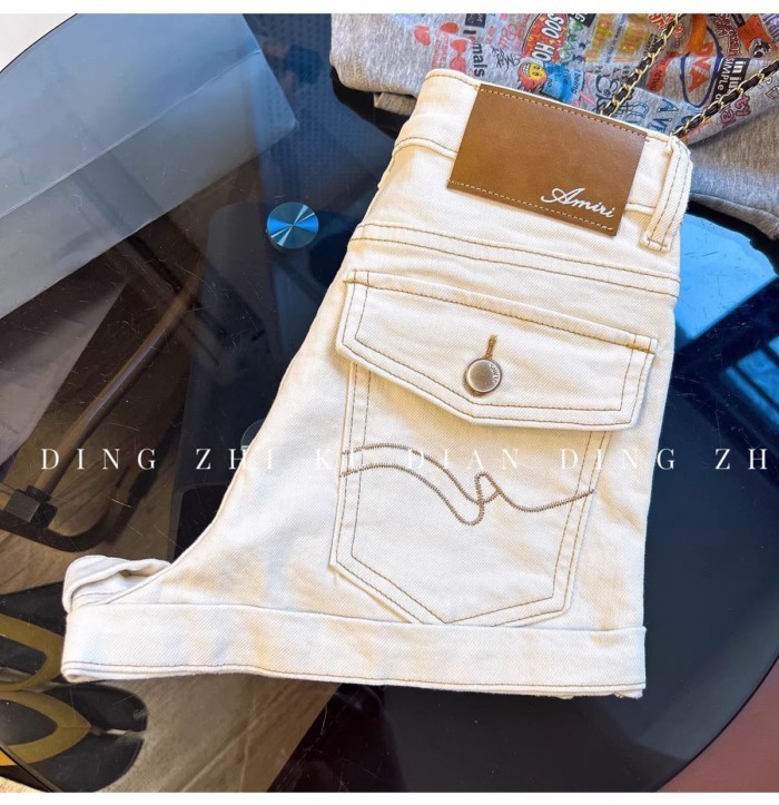 Quần short denim cao cấp phiên bản Hàn Quốc dành cho nữ mùa hè hot girl eo cao thiết kế thon gọn