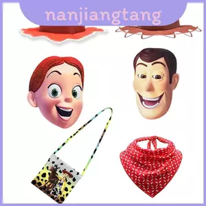 4 Mặt nạ nỉ Woody Tsui và mũ sợi tổng hợp bền bỉ cho Cosplay vui nhộn