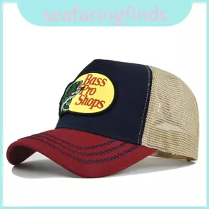 Mũ bóng chày lưới thêu trầm hợp thời trang có kích thước có thể điều chỉnh cho Unisex