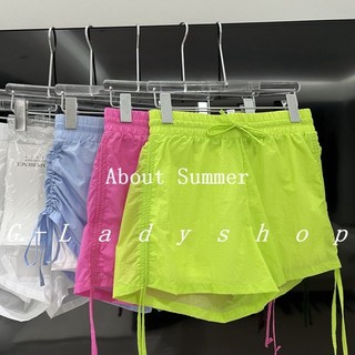 Quần short thể thao hai mảnh giả màu tương phản, quần short thể thao thông thoáng hai mặt có