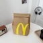 Golden Arches Ba Lô KFC Túi Giấy Ba Lô Nữ Ba Lô Dung Tích Lớn Sinh Viên Đại Học Lớp Thường Ng