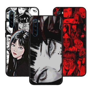 Dành Cho Redmi Turbo 4 Pro Note 14 Plus TPU Mờ Đen Mềm Vỏ Điện Thoại Bảo Vệ Sợ Anime Nhật Bản Tomie