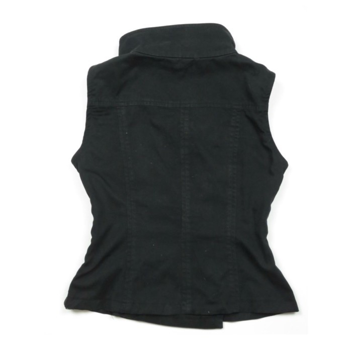 Áo vest cổ đứng dáng ôm cổ điển áo khoác vest không tay khí chất hot girl thanh lịch hàng đầu d