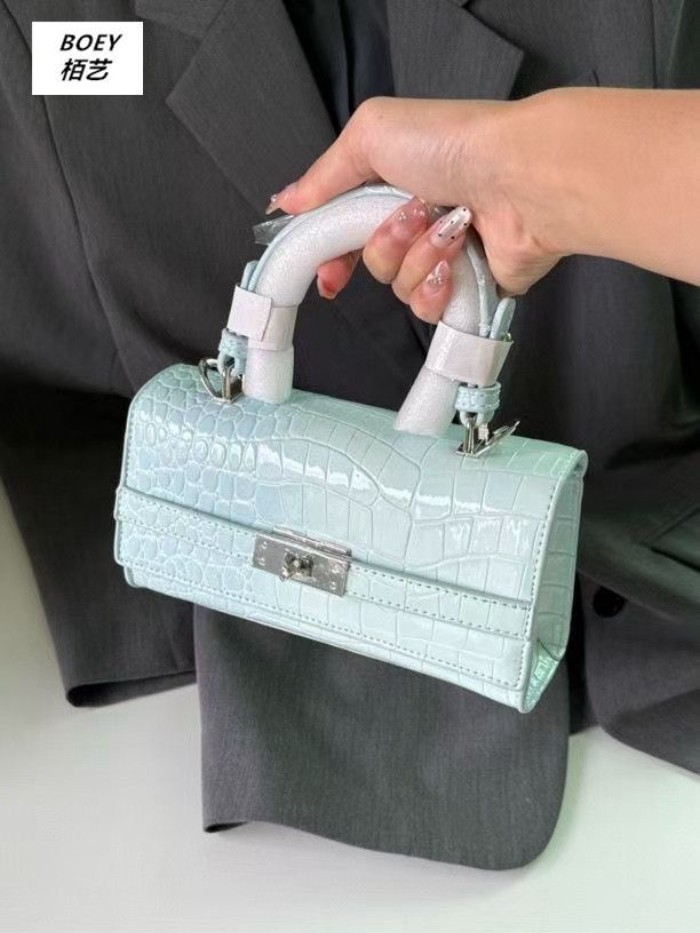 Túi xách tay baguette họa tiết cá sấu nguyên bản của Hàn Quốc Baiyi dành cho nữ mùa hè mới phù h