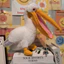 Động vật Pelican Plushie với mỏ dài Đồ chơi chim nhồi bông để trang trí phòng trẻ em