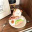Đáng Yêu Sang Trọng Thực Phẩm Hình Trứng Và Hot Dog Plushie Với Pp Cotton Làm Đầy Để Tặng