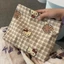 Mới In Hình Dễ Thương Kitty Hello Kitty Kẻ Sọc Vải Bố Dung Tích Lớn Túi Đựng Mỹ Phẩm Kinh Doanh