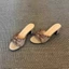 Giày sandal cao gót nơ mới, giày cao gót hở mũi dày, dép khí chất Pháp, dép xỏ ngón bên ngoài