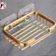 Giá đỡ xà phòng bằng nhôm hiện đại có mạng lưới thoát nước để tắm và tắm