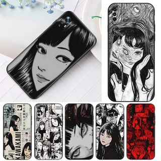 Dành Cho Redmi Turbo 4 Pro Note 14 Plus TPU Mờ Đen Mềm Vỏ Điện Thoại Bảo Vệ Sợ Anime Nhật Bản Tomie