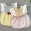 Bạch Tuyết Nguyên Chất Cho Trẻ Em Tạp Dề Cotton Chống Thấm Nước Chống Bẩn Áo Mặc Ngược Quần Áo T