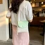 Nhẹ nhàng Trung Quốc mới Jacquard Tua Rua Túi đeo chéo Phong cách quốc gia mới Túi đeo vai Thiết