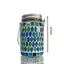Đèn lồng năng lượng mặt trời Mason Jar với khảm thủy tinh nghệ thuật để chiếu sáng lối đi sân sau