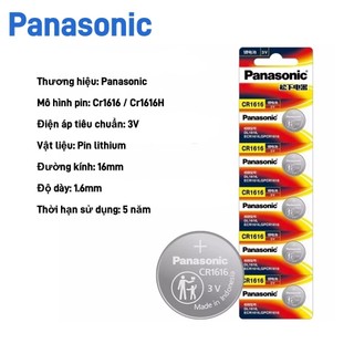 PANASONIC CR1616 CR 1616 3V Pin Lithium Cho Đồng Hồ Máy Tính Đồng Hồ Điều Khiển Từ Xa Đồ Chơi Nút Đồng Xu Cell