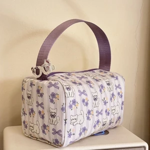 Đẹp Cuihua Bunny Di Động Trang Điểm Ly Hợp Túi Bảo Quản Du Lịch Công Suất Lớn Ba Chiều Túi Xách C
