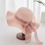 Mũ chống nắng rơm dành cho người lớn có ruy băng chảy và chức năng chống nắng cho bãi biển và khu nghỉ mát
