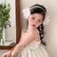 Băng đô nơ đính cườm cho trẻ em, băng đô ngọt ngào như cổ tích của Công chúa Elsa, băng đô chuỗi