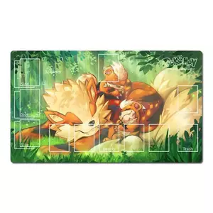 Pokemon Bàn Playmat Arcanine TCG CCG Chơi Miếng Lót Chuột Giao Dịch Thẻ Trò Chơi Thảm Trận Đấu Thảm