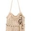 Forest Style Literary Handmade Cotton Thread Weaving Women's Seaside Vacation One-Shoulder Under