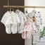Bộ Đồ Homewear Mùa Hè Cho Trẻ Em Bé Gái Hoạt Hình Đám Mây Cotton Bộ Đồ Ngủ Bé Trai Tay Khu Phố Q