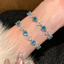 Dây chuyền tay hoa Zircon phong cách Hàn Quốc có thiết kế sang trọng nhẹ nhàng để đeo hàng ngày