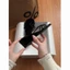 Black Internet Celebrity Hot Style Wedge Flip-Flops Womens Summer Outerwear New Style Multi-matc