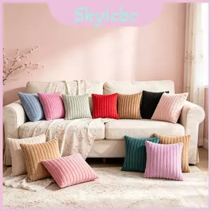 Vỏ gối giả mạo có họa tiết dệt kim cho ghế Sofa Trang trí phòng ngủ và
