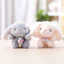 Thỏ ấm cúng Plushie có móc khóa cho phụ nữ và trẻ em Quà tặng