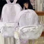 Casual Korean Fresh Girl Cute Lace New Backpack Middle And High School Students Commuting School