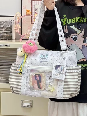 New Large Capacity Lightweight Gym Bag Tote Pain Bag Comic Exhibition Student Class Shoulder Bag