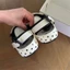 Giày thể thao Velcro chấm bi thiết kế cao cấp phong cách Hàn Quốc dép sandal học sinh đa năng th