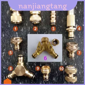 Lắp kết nối nhanh bằng đồng thau cao cấp để tưới nước và làm sạch xe hiệu quả