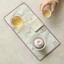 Dệt Cotton Nho Trà Thảm Phong Cách Vải Trà Bàn Cách Nhiệt Thảm Hộ Gia Đình Kung Fu Trà Lễ Phụ Kiện Khô Ngâm Thảm