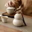 Lon trà gốm Ru Kiln Hộp đựng bầu Hộp trà kín Lon trà nhỏ Lon trà di động Fulu [Bồi thường trọn gói bị hỏng]
