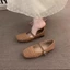 Niche Woven Brown Single Shoes Fairy Shoes New Summer Mary Jane With Skirt Birkenstock Shoes