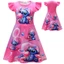 Váy ngủ công chúa Stitch Girl với chất liệu Polyester mềm cho bé gái mới biết đi