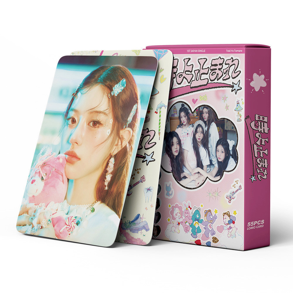LINXX 55 Chiếc ILIT Time Stop Single Lomo Cards Set Độ Nét Cao 3 Inch Mini Photocards Bộ Sưu Tập Quạt Tác Phẩm Nghệ Thuật Merch Sưu Tập Quà Tặng Thẻ Giao Dịch
