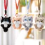 Móc khóa sang trọng Mini Wolf có chất liệu mềm cho ba lô hoặc quà tặng cho bé gái