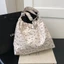 Floral Tote Canvas Bag Female Student Niche Design Textured Crossbody Shoulder Large Capacity Sh