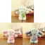 Búp bê sang trọng thỏ Cuddly với chất liệu Polyester để sưu tập hoặc trang trí
