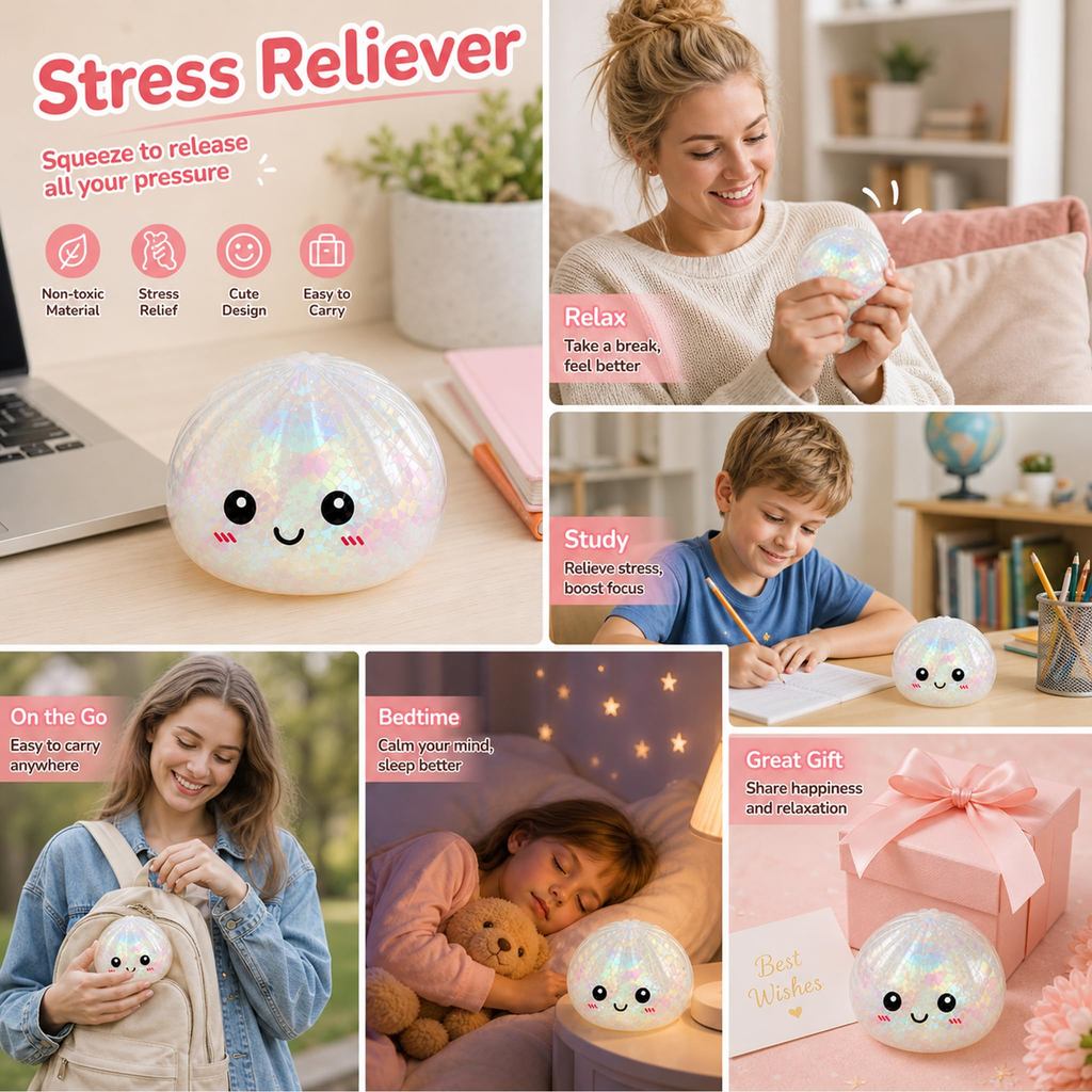 [Sẵn sàng] Baozi Squishies Đồ chơi Squishies Mới Bánh bao Đồ chơi nảy mãn tính Bóng giảm căng thẳng Đồ chơi giác quan Bàn bóp Đồ chơi Quà tặng