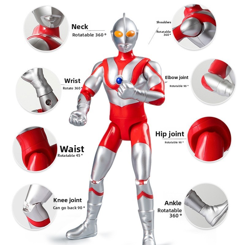 Mô hình đồ chơi Ultraman Plastic Aces có khả năng biến đổi cho và những người đam mê trẻ em