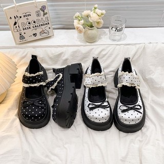 Round-toe Japanese Sweet Mary Jane Shoes For Women With Skirts Jk Single Shoes Spring Thick S