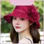 Mũ chống nắng họa tiết hoa thực vật thời trang với vải thoáng khí cho các bữa tiệc trong vườn